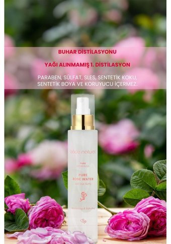 Bade Natural Tüm Ciltler İçin Köpük Gül Suyu 250 ml