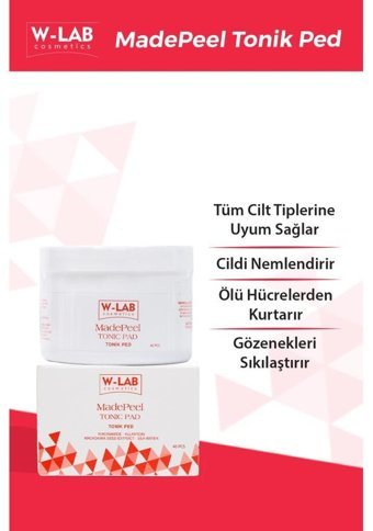 W-Lab Madepeel Tüm Ciltler İçin Jel Tonik 200 ml