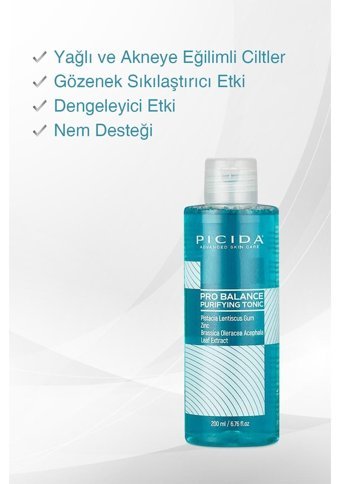 Picida Pro Balance Tüm Ciltler İçin AHA/BHA Likit Tonik 250 ml