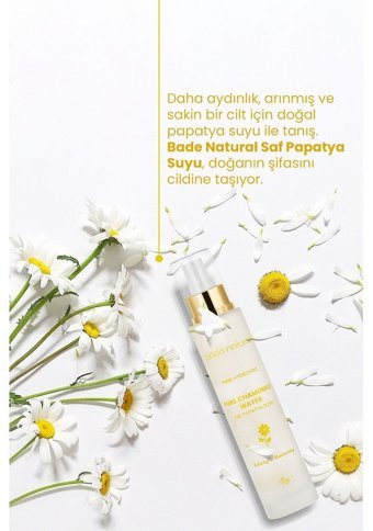 Bade Natural Tüm Ciltler İçin Gözenek Sıkılaştırıcı Leke Giderici Likit-Jel Papatya Suyu 250 ml