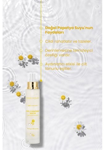 Bade Natural Tüm Ciltler İçin Gözenek Sıkılaştırıcı Leke Giderici Likit-Jel Papatya Suyu 250 ml