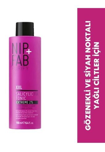 Nip + Fab Yağlı ve Karma Ciltler İçin Salisik Asitli Likit Tonik 200 ml