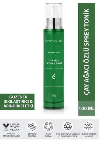 Bade Natural Tüm Ciltler İçin Gözenek Sıkılaştırıcı Sprey Tonik 100 ml
