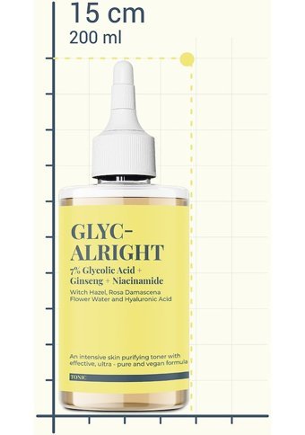 She Vec Glyc Alright Tüm Ciltler İçin AHA/BHA Salisik Asitli Gözenek Sıkılaştırıcı Likit Tonik 200 ml