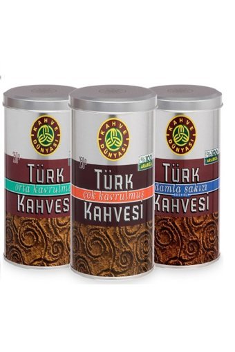 Kahve Dünyası Sade Orta Kavrulmuş Türk Kahvesi 3x250 gr