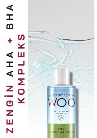 Woo Skin Expert Academy The Purifying Tüm Ciltler İçin Gözenek Sıkılaştırıcı Likit Tonik 250 ml