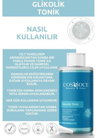 Cosvoce Kuru Ciltler İçin Salisik Asitli Losyon Tonik 100 ml
