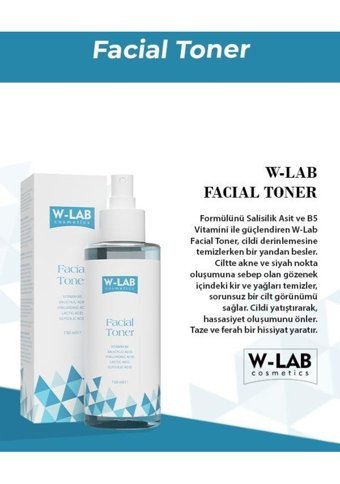 W-Lab Yağlı Ciltler İçin Likit Tonik 200 ml