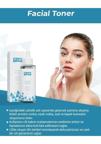 W-Lab Yağlı Ciltler İçin Likit Tonik 200 ml