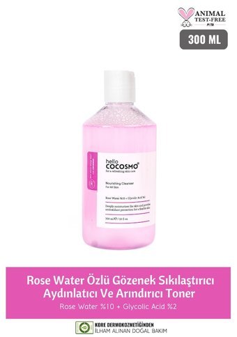 Hello Cocosmo Tüm Ciltler İçin Gözenek Sıkılaştırıcı Likit Tonik 200 ml