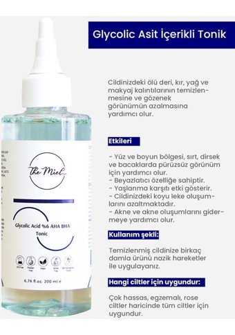 The Miel Kuru Ciltler İçin Likit Tonik 200 ml