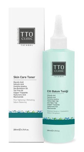 Tto Clinic Tüm Ciltler İçin AHA/BHA Salisik Asitli Gözenek Sıkılaştırıcı Leke Giderici Likit Tonik 250 ml