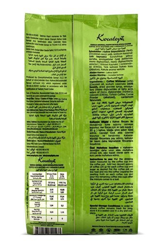 Kocatepe Dibek Sade Orta Kavrulmuş Türk Kahvesi 10x500 gr