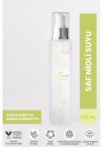 Bade Natural Nioli Yağlı ve Karma Ciltler İçin AHA/BHA Salisik Asitli Gözenek Sıkılaştırıcı Jel Tonik 200 ml