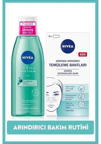 Nivea Yağlı Ciltler İçin AHA/BHA Gözenek Sıkılaştırıcı Likit Tonik 300 ml