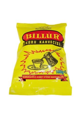 Billur Kuru Kahvecisi Sade Orta Kavrulmuş Türk Kahvesi 6x100 gr