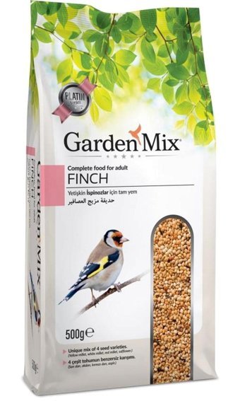 Garden Mix Platin Kabuklu Karışık Yetişkin Kuş Yemi 500 gr