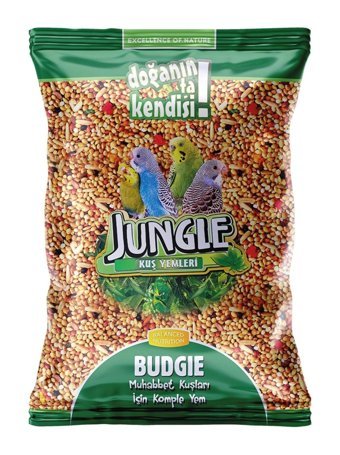 Jungle Kabuklu Sade Vitaminli Muhabbet Kuşu Yemi 12x1 kg