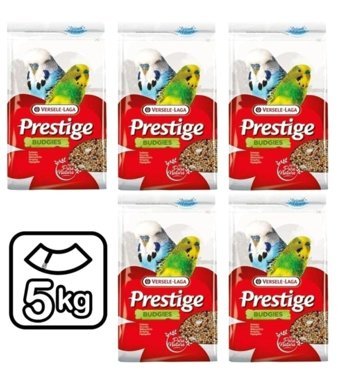Versele Laga Prestige Kabuklu Karışık Vitaminli Muhabbet Kuşu Yemi 5x1 kg