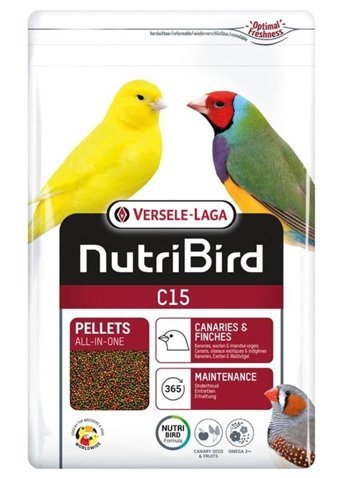 Versele Laga Nutribird C15 Kabuklu Karışık Vitaminli Kanarya Yemi 3 kg