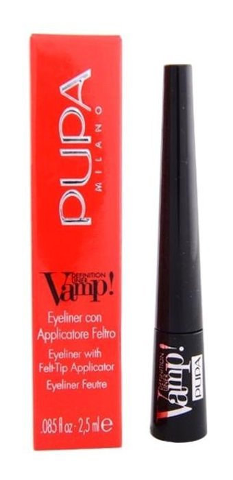 Pupa Vamp Definition 200 Suya Dayanıklı Kahverengi İnce Uçlu Keçe Eyeliner