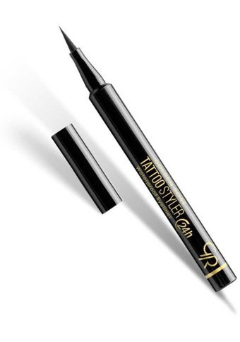 Golden Rose Tattoo Styler Suya Dayanıklı Mat Siyah Kalıcı İnce Uçlu Kalem Eyeliner