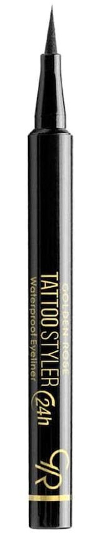 Golden Rose Tattoo Styler Suya Dayanıklı Mat Siyah Kalıcı İnce Uçlu Kalem Eyeliner
