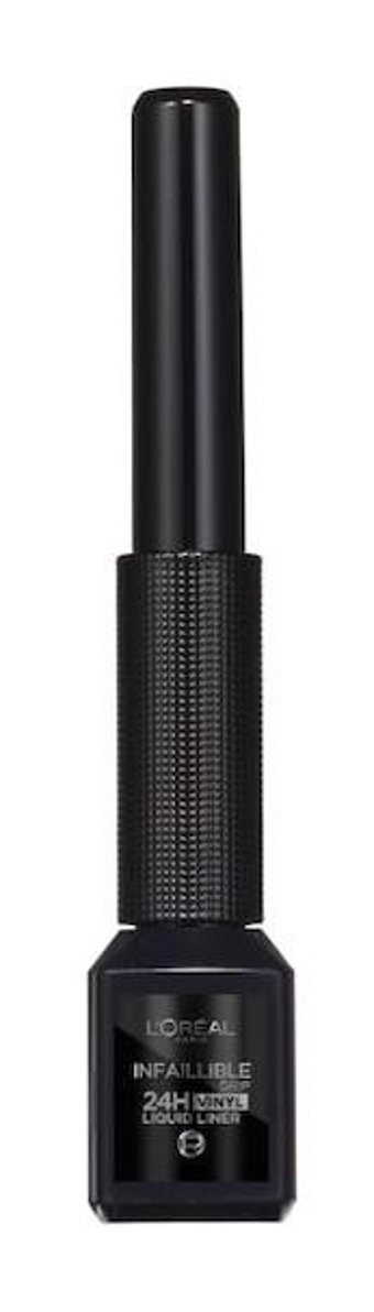 L'Oréal Paris Infaillible Grip 24H Vinyl 03 Suya Dayanıklı Mat Siyah Kalıcı İnce Uçlu Likit Eyeliner
