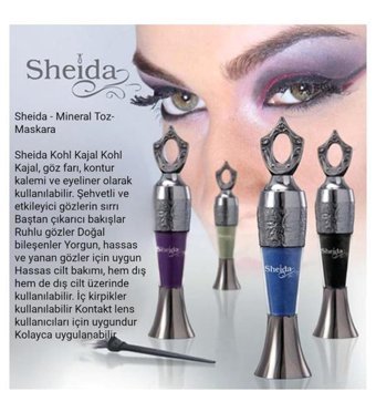 Sheida Suya Dayanıklı Siyah Kalıcı Likit Eyeliner