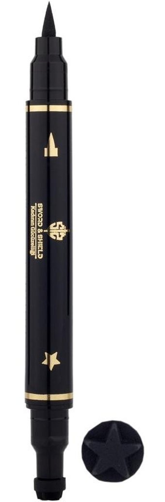 Sword & Shield Çift Taraflı Suya Dayanıklı Siyah Kalıcı İnce Uçlu Kalem Eyeliner