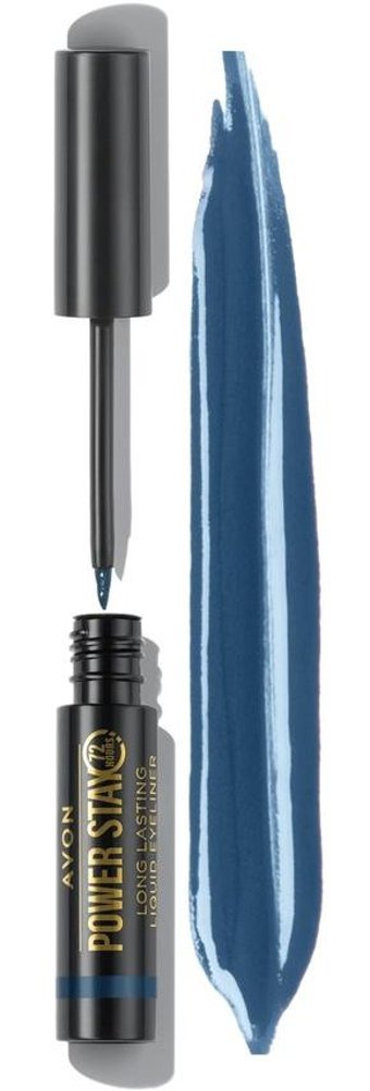 Avon Power Stay Suya Dayanıklı mavi Kalıcı İnce Uçlu Likit Eyeliner