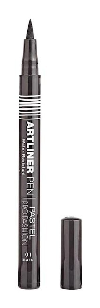 Pastel Profashion 01 Suya Dayanıklı Mat Pastel Siyah İnce Uçlu Keçe Kalem Eyeliner