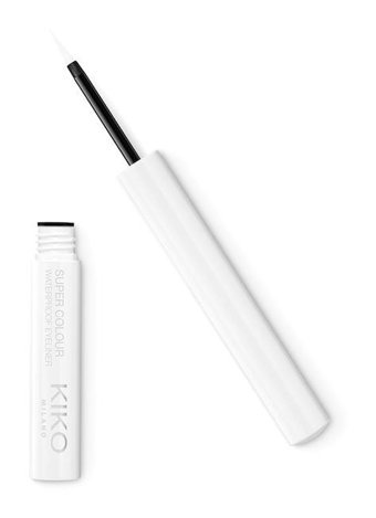 Kiko New Super 01 Suya Dayanıklı Beyaz İnce-Kalın Uçlu Likit Eyeliner