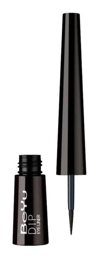 Beyu Paris 10 Saten Beyaz-Siyah İnce Uçlu Fırça Likit Eyeliner
