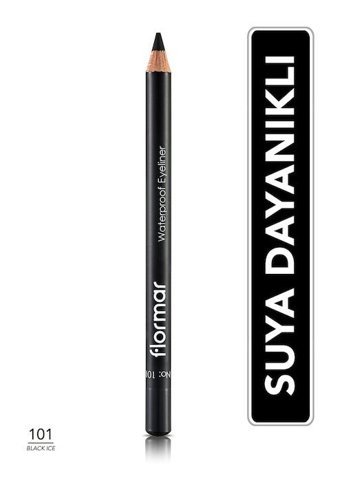 Flormar Kajal 101 Suya Dayanıklı Mat Pastel Siyah Kalıcı Kalın Uçlu Kuru Kalem Eyeliner