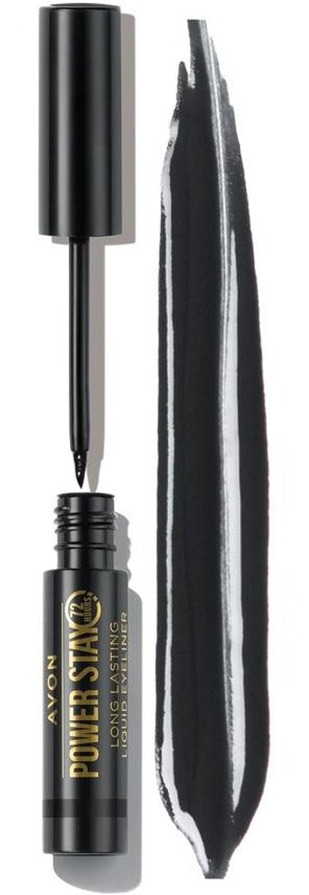 Avon Power Stay Suya Dayanıklı siyah Kalıcı İnce Uçlu Likit Eyeliner