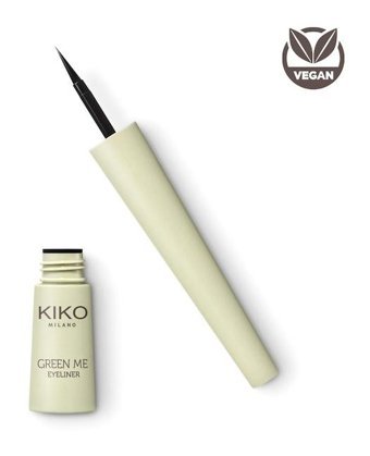 Kiko Green Me Siyah Kalıcı Fırça Likit Eyeliner