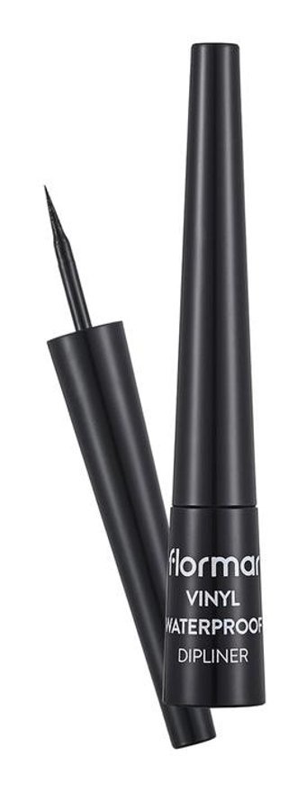 Flormar 001 Suya Dayanıklı Parlak Siyah Kalıcı İnce Uçlu Keçe Likit Eyeliner