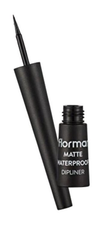 Flormar 001 Suya Dayanıklı Mat Siyah Kalıcı İnce Uçlu Keçe Likit Eyeliner
