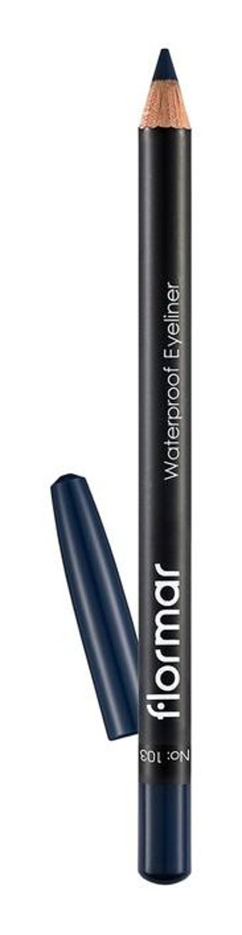 Flormar Suya Dayanıklı Mat Mavi İnce Uçlu Kuru Kalem Eyeliner