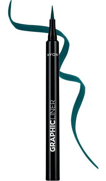 Avon Graphic Liner Mat Petrol Yeşili İnce Uçlu Keçe Likit Eyeliner