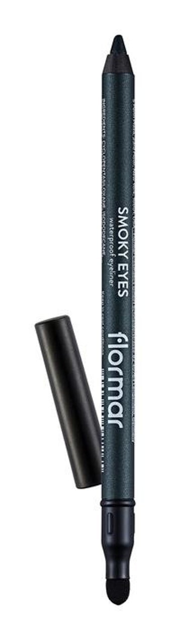 Flormar Smoky Eyes 003 Çift Taraflı Suya Dayanıklı Mat Siyah Keçe Kalem Eyeliner