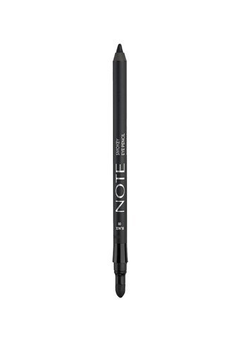 Note Cosmetique Smokey Eye 01 Çift Taraflı Suya Dayanıklı Mat Yeşil Kalıcı İnce-Kalın Uçlu Keçe Kalem Eyeliner