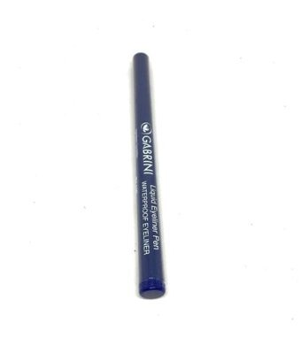 Gabrini Suya Dayanıklı Mavi Kalıcı İnce-Kalın Uçlu Keçe Likit Eyeliner