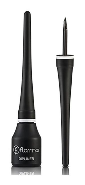 Flormar Siyah Kalıcı İnce Uçlu Fırça Likit Eyeliner