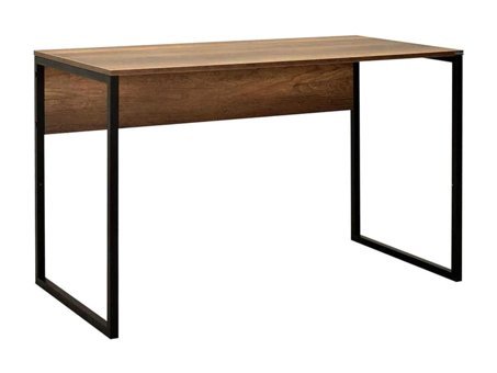 Adore Mobilya Connect 75x60x120 cm Yonga Levha Gövdeli Metal Ayaklı Ceviz-Siyah Çalışma Masası