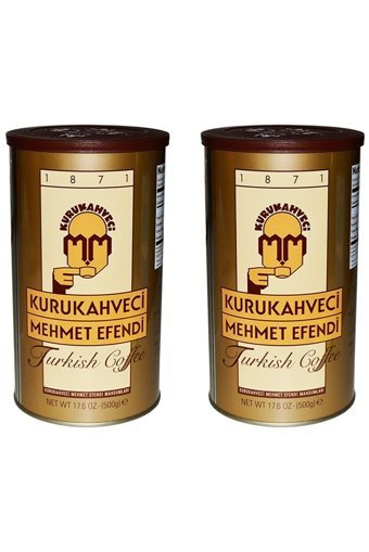 Kurukahveci Mehmet Efendi Sade Orta Kavrulmuş Türk Kahvesi 2x250 gr