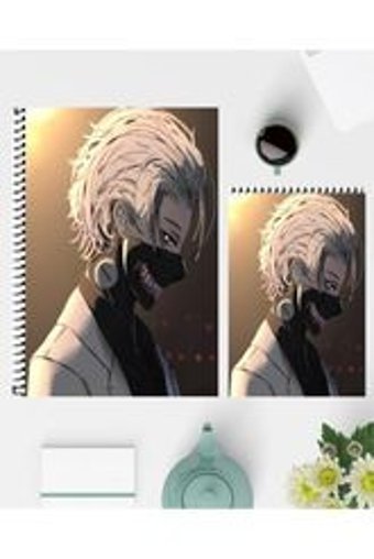 Feroxby Ken Kaneki A5 Çizgisiz Orta Boy Çok Renkli Not Defteri