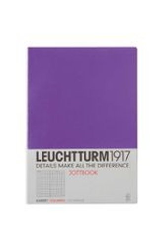 Leuchtturm1917 A4 Kareli Büyük Boy Mor Not Defteri