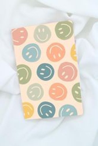 Anime Marketi Emoji A5 Çizgisiz Orta Boy Pembe Not Defteri